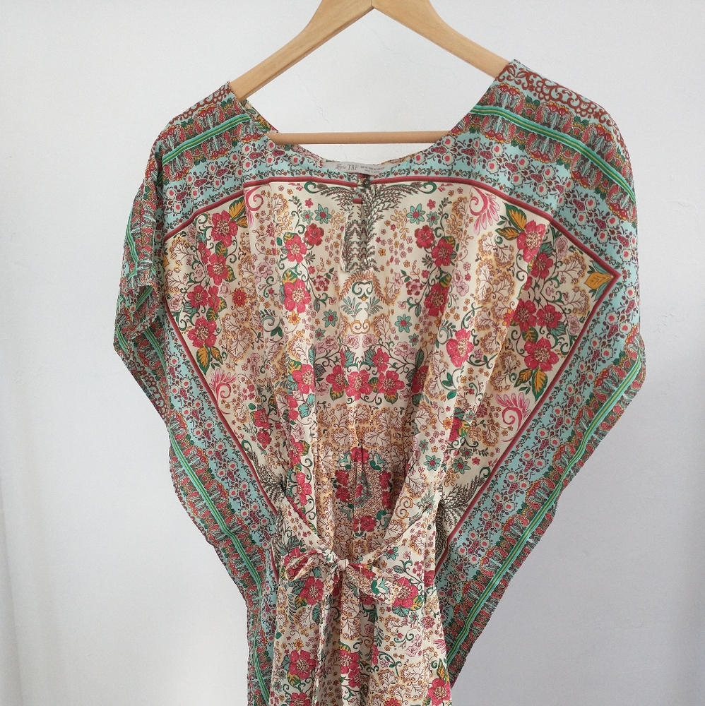 Zara floral keyhole boho sundress